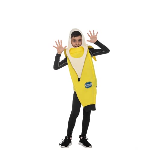 Spooktacular Creations Child Unisex Banana Costume Tropical Fruit Jumpsuit for Kids Toddler Halloween Dress Up Themed Party (3T (3-4 yr)) by Spooktacular Creations - Image 3