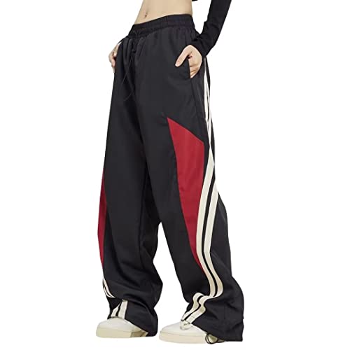 Vertvie Track Pants Damen Y2K Parachute Pants Fallschirmhosen Teenager...