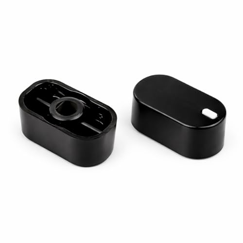 Image of Everflame Sleek Gas Stove Knob (Pack of 2) | Durable Plastic Body | Compatible with 8mm Spindle | Fit for Kitchen Gas Stoves | Easy Installation Replacement Knobs
