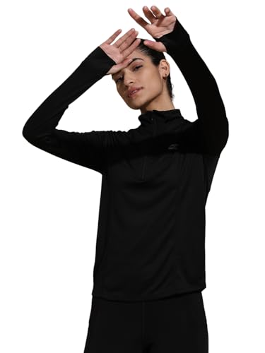 Image of Silvertraq Women's Athleisure Runner Zip Neck T-Shirt
