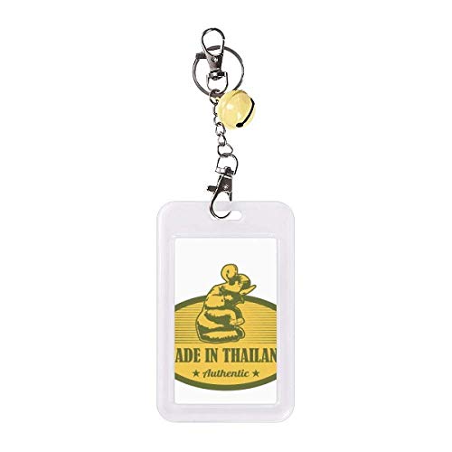 Étui pour carte de crédit jaune Thai Customs idéal pour sécuriser vos paiements en voyage