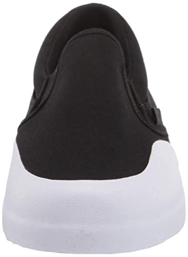 DC boys Dc Infinite Slip-on Skate Shoe, Black/White, 12 Little Kid US2