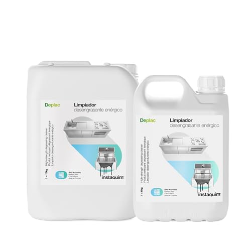 Instaquim | Deplac - Limpiador alcalino desincrustante para planchas y hornos con grasa requemada | 6L