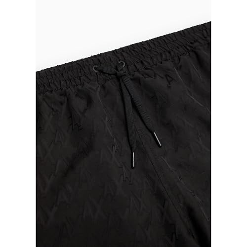 Armani Exchange Men's Swim Trunk with All Over Ax Logo2
