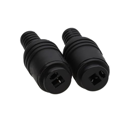 kenable 2 Pin DIN Female Socket Connectors Screw Terminals for HiFi Speaker Cable Extension No Soldering Required 2 Pack