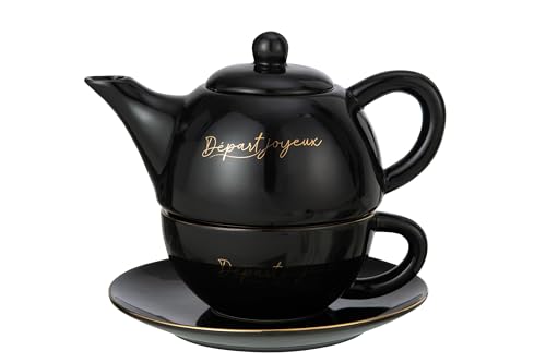 Tasse + théière J-Line porcelaine pour infuser un thé parfait - 4