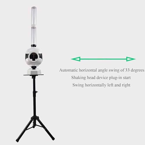 Máquina automática de servir bádminton, dispositivo de entrenamiento portátil para adolescentes, adultos y niños, altura de servicio ajustable hasta 6 m