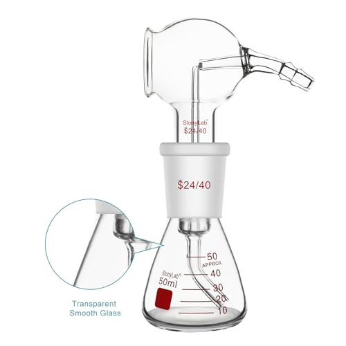 Botella rociadora de vidrio de laboratorio stonylab 50ml con atomizador para placas TLC 4