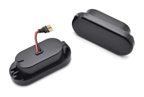 APTKCMCNVG Specchio Indicatori Direzione Per VW Per P&assat Per Polo Per Vento 1994-2003 Indicatore Direzione Dinamico Indicatore Direzione Laterale Indicatore Luminoso Specchietto Laterale(Nero)