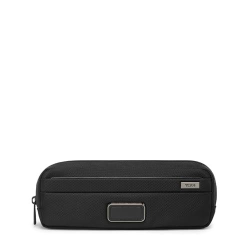 Image of TUMI - Alpha Electronic Cord Pouch - Slim Zip Entry Travel Tech and Cable, Charger and Small Accessory Organizer - Midnight Black