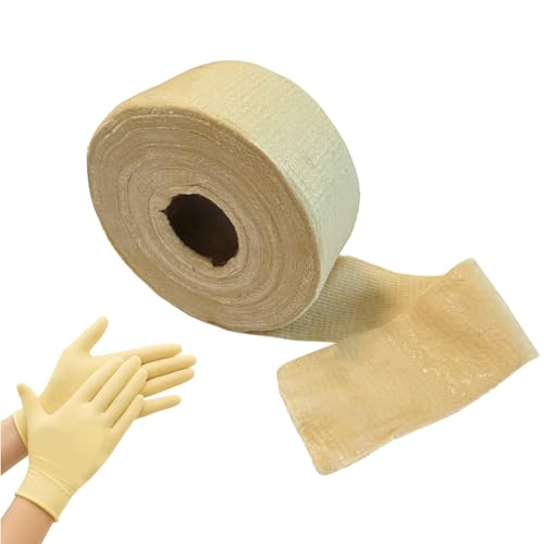 ZKAILCF Bande De Protection Contre La Corrosion 50mm x 10m Avec Gants Ruban Pétrolatum Ruban Isolant pour Mise à La Terre, Piquet De Terre Et Connecteurs, Protection Étanche Anti-Rouille Extérieur