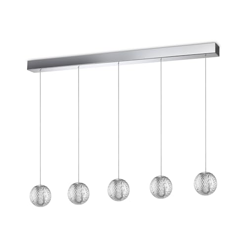 Plafonnier suspendu 3 barres lumineuses 2750Lm 3000K Ideal Lux DIAMOND salon