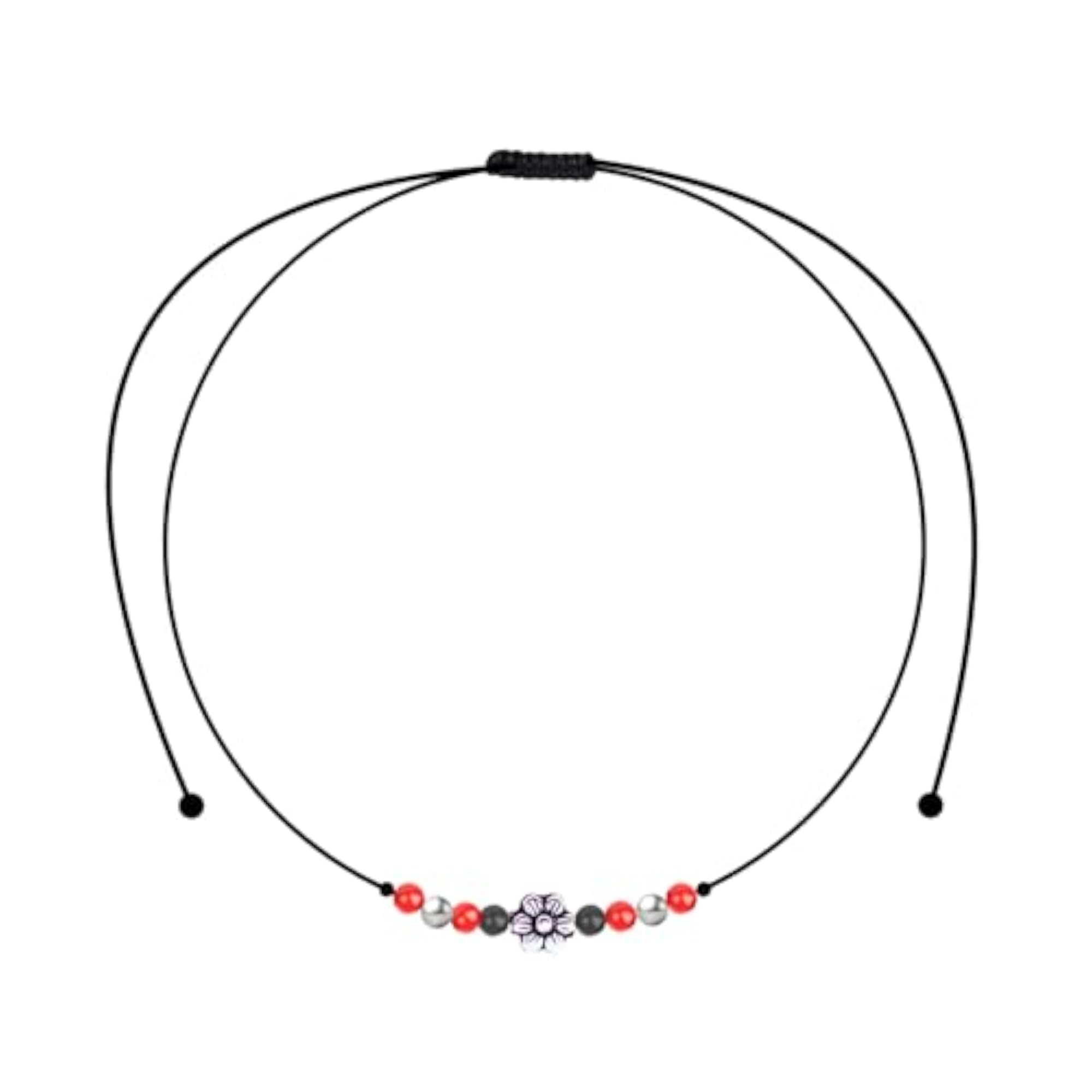 925 Silver Handmade Thread Anklet with Najariya