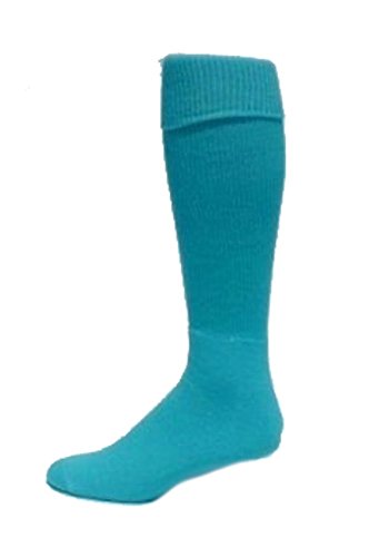 Heavyweight Aqua, Adult Solid-Color Tube-sock