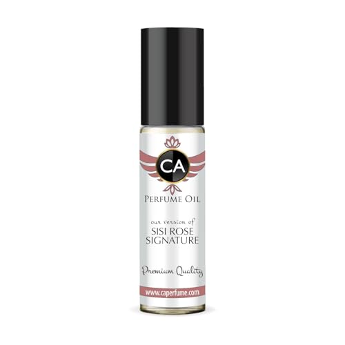 CA Perfume Impression of Sisi Rose Signature for Women Fragrance Oil Floral Scent Long Lasting Perfumes for Women Travel Size TSA Ready Mini Parfum Body Oil Roll-on 0.33 Fl Oz 10ml
