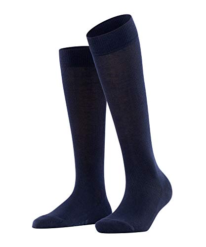 FALKE womens Family Knee-high - 94% Cotton Casual Sock, Blue, 8 11 US