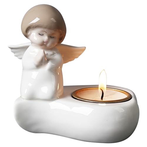 Napco Ceramic Angel Votive Candle Holder