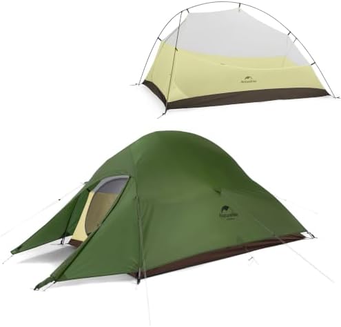 Naturehike Cloud Up Pro/Base/UL/EXT Zelt 2 Person Leichtes Campingzelt, Einfacher Aufbau Winddicht & Wasserdichtes Kuppelzelt für Outdoor Reisen Trekking