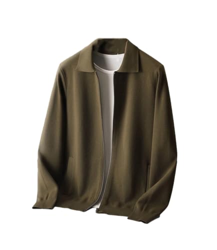 Men's Knitted Cardigan Sweater Casual Loose Wool Sweaters