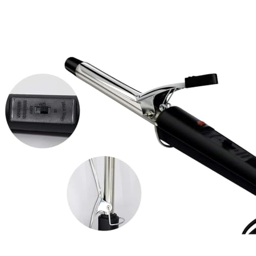 Image of The People's Choice Hair Curler Machine for Women, 2-in-1 Curling Iron and Hair Styler with Detachable Volumizer Brush Sleeve, Safety Cool Tip & No-Tangle Swivel Cord