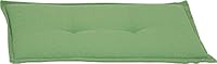 Beo Bankauflage 100 x 45 cm Waschbar Ascot | Premium-Qualität Made in EU | Atmungsaktive Gartenbank Auflage nach Öko-Tex Standard | UV-beständige Sitzauflage Bank | Auflage Bank in Hell-Grün