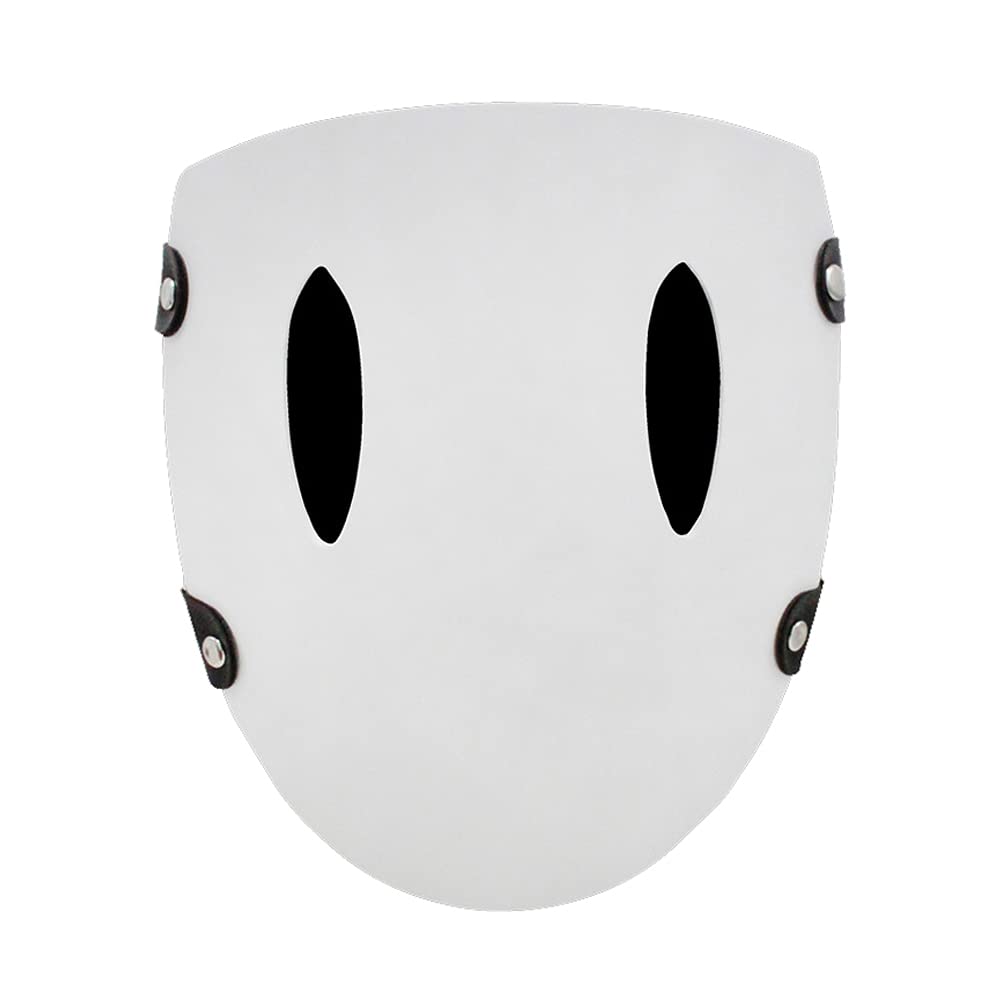 Rulercosplay High-rise Invasion Tenku Shinpan White Mask Without Mouth Halloween Cosplay Mask