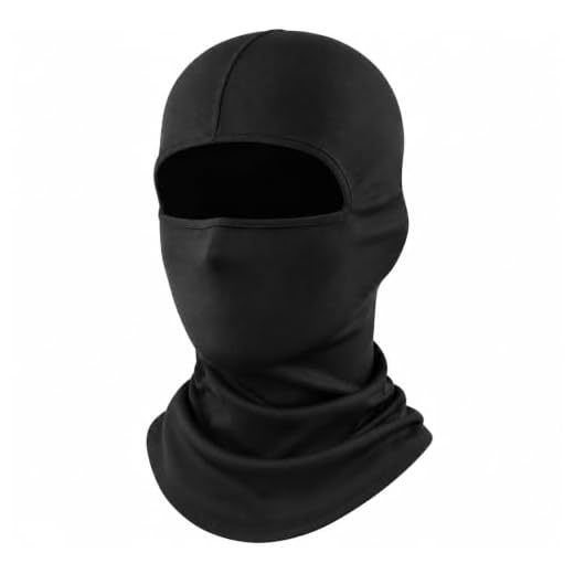 YESLIFE Black Ski Mask, Balaclava Face Mask for Men and Women – Skiing, Snowboarding, Motorcycle, UV Protection & Wind Protection