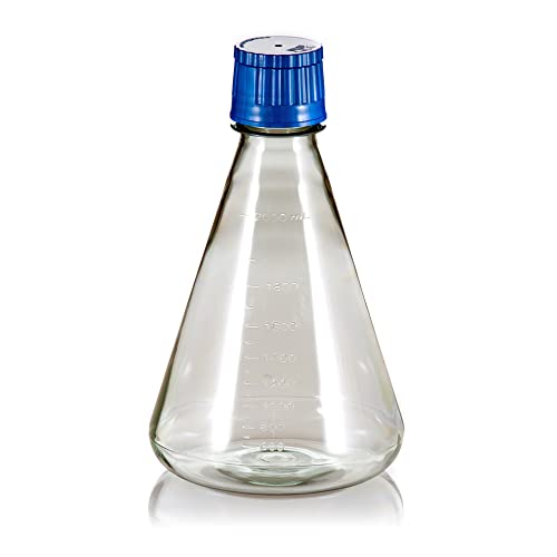 Erlenmeyer fpc2000s fond plat lot de 24 fioles coniques stables