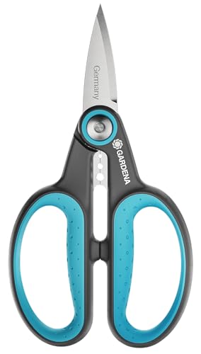 Gardena HerbCut: Kräuterschere aus rostfreiem Edelstahl zum Schneiden von holzigen Kräutern, 52 mm...