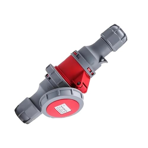 Conector eléctrico 380V industrial IP67 tipo plug de 125A y 5P 8