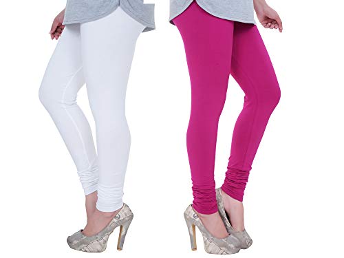 Image of Plus Size Churidar Leggings for Women & Girls Combo (Pack of 2)