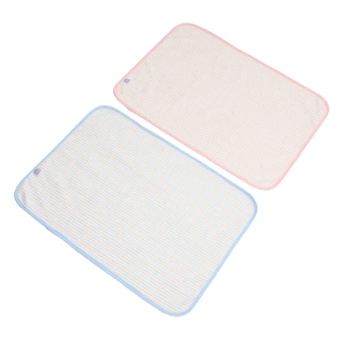 ifundom 洗えるおむつ替えパッド 2枚セット 新生児用 防水 通気性 おむつ替えクッション 寝かしつけマット お子様用 ベビー用品