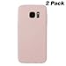 Produktbild Asnlove Galaxy S7 Hülle Dünn Silikon, 2 Pack Handy Schutzhülle für Samsung Galaxy S7 Hülle TPU Silikon Backcover Case Handytasche Einfarbig Telefon-Kasten Tasche Schutz Cover Design Rose