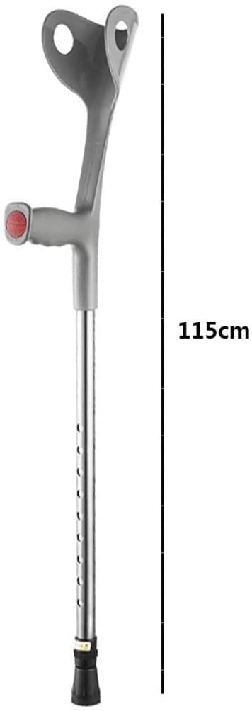 Stampelle per avambraccio Supporto per Braccio Regolabile Regolabile Impugnatura in Alluminio Leggero con Impugnatura Comoda Stampella per Braccio Leggera Present