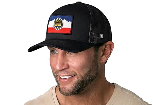 Image of HAKA State Flag Series Trucker Hat for Men & Women, Adjustable Baseball Hat, Golf Hat Snapback