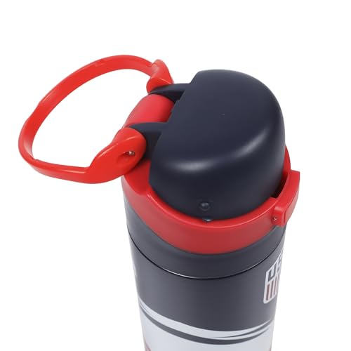 Image of US Soccer Logo Tribal Crest 24 Oz Blue Stainless Steel Water Bottle