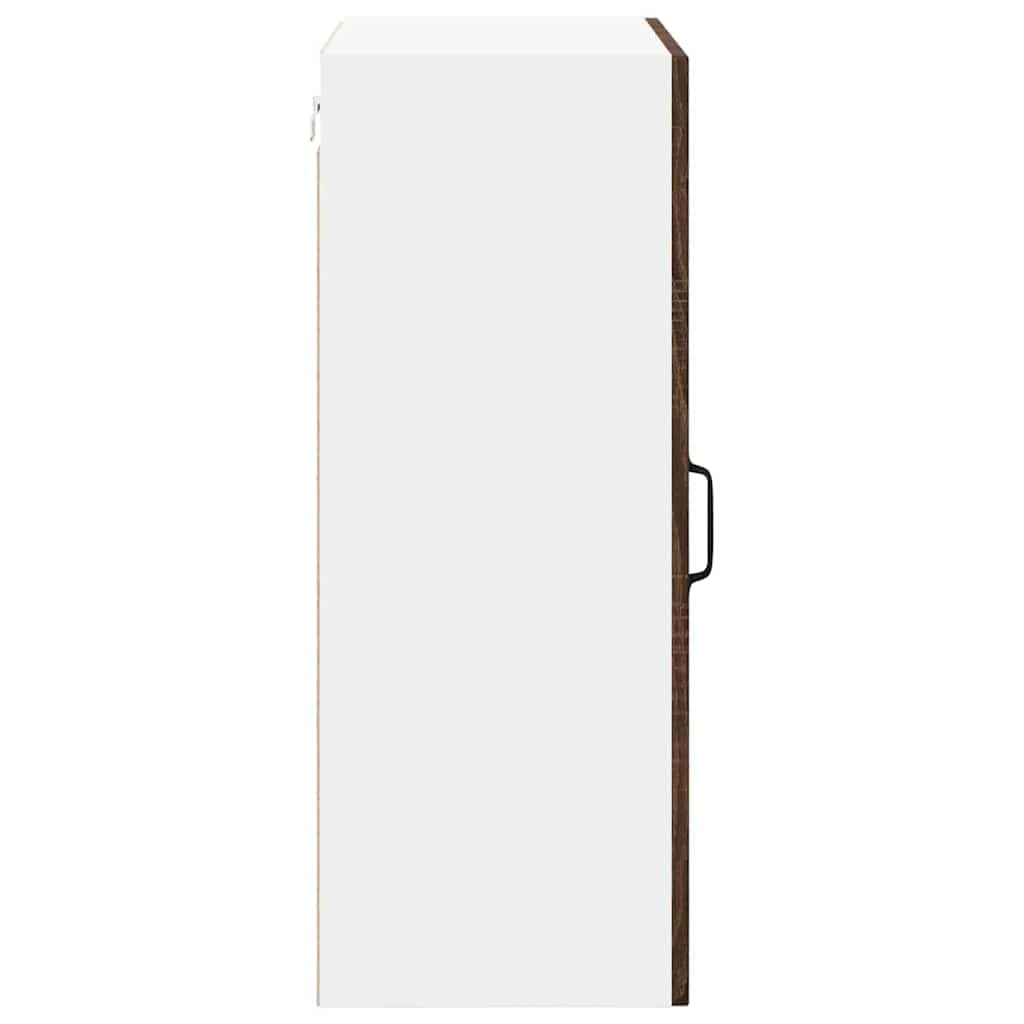 Küchenschrank Braun Eichen-Optik 50 x 31 x 80 cm Holzwerkstoff mit praktischem Küchenregal und vielseitigem Küchenzubehör für optimale Aufbewahrung und Ordnung