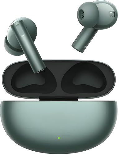 Image of Real Me Air 6 Buds | 50dB Active Noise Cancellation, Hi-Res LHDC Audio, 12.4mm Dynamic Bass Driver, 6 Mic Clear Voice Calls, 51,IP55 Waterproof,TWS for Apple & Android (Air 6, Forest Green)