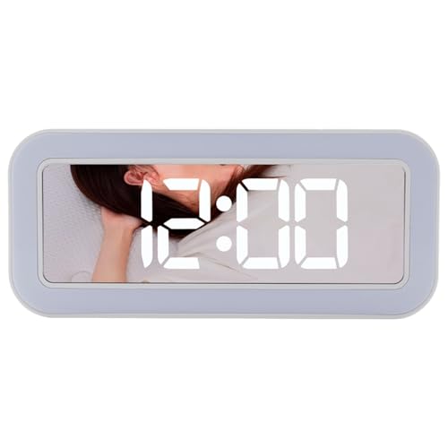 Reloj despertador digital LED multifuncional con indicadores de temperatura y modos nocturnos 2