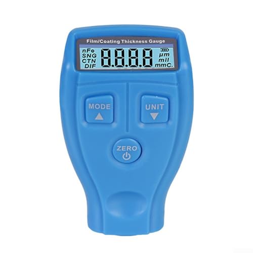 Car Handheld Paint Coating Thickness Gauge, Car Paint Thickness Tester, Portable Digital Car Film Coating Thickness Gauge Meter (blue)
