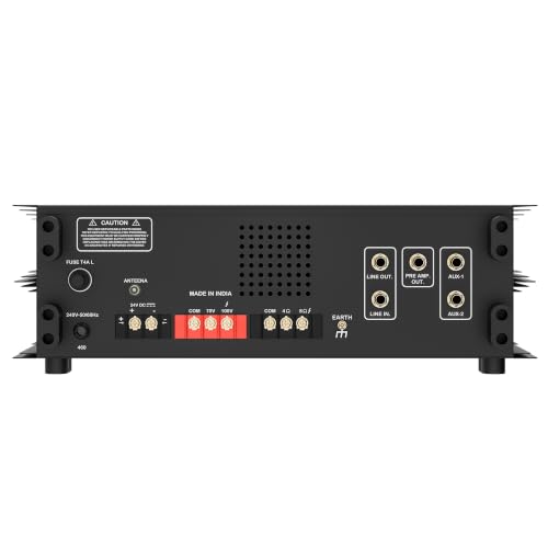 Image of DaBeatz 6-Channel Professional PA Mixer Amplifier 350W | Bluetooth, USB, FM, SD Card | Echo /Repeat Control | 3-Band EQ | 70V /100V /8Ω Output | Made in India