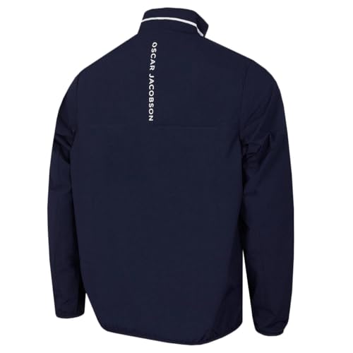 Oscar Jacobson Mens Laguna Windproof Lightweight Quarter Zip Golf Jacket - Image 3