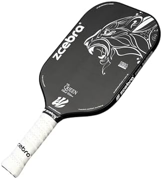 Pickleball Paddle The Queen Pure Carbon Fiber T700 16mm Thermoformed Protective Case USA Pickleball Approved