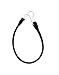 ABN EPDM Rubber Straps - 21in Black Rubber Tie Down Straps with Hooks (36in Max Stretch) Rubber Bungee Cords, 10 Pack