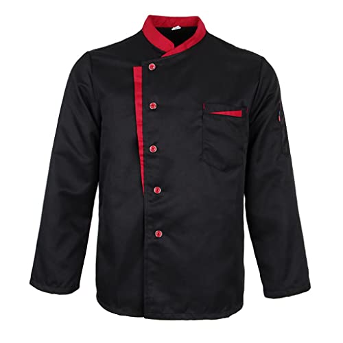 Professional Chef Jacket Long Sleeve Culinary Workwear XL - Restaurant Attire Food Service Uniform for Men and Women