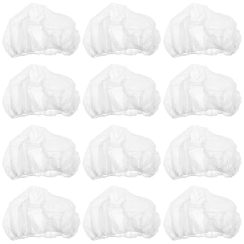 ibasenice Gorro Redecilla Desechable Cabello de 50 Piezas, Diseño Elástico de Tela No Tejida, Adecuado para Cocina y Limpieza, Mantiene el Cabello en Su Lugar