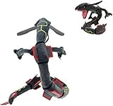 SUOUEM Rayquaza Plush Doll Stuffed Figure Toy 31 inch Gift (Black)