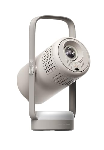 Xgimi Vibe One 1080p Full HD Projector, Official Netflix & Google TV, Supports 4k Ultra HD, Built-in Battery (1.2 Hrs Playtime), 250 ISO Lumens(320 ANSI), 2×3W JBL Speakers, Auto Keystone & Auto Focus view 1