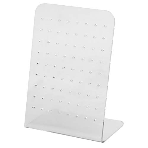Joloy - Soporte para Pendientes, de plexiglás, Organizador de Pernos, Joyas, Soporte de Pantalla, Soporte para exhibición Perforada