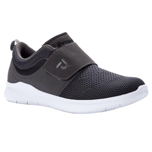 Image of Propet Mens Viator Strap Slip On Sneakers Shoes Casual - Black